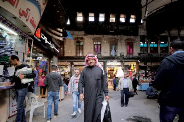 سوق الحميدية في دمشق (رويترز)