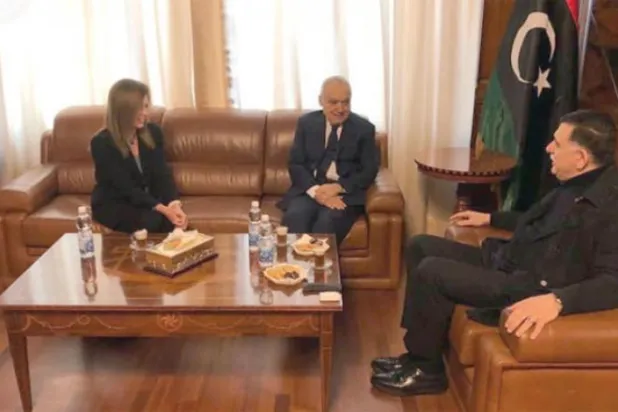 Salame Discusses al-Multaqa al-Watani Preparations with Aboul Gheit, Sarraj