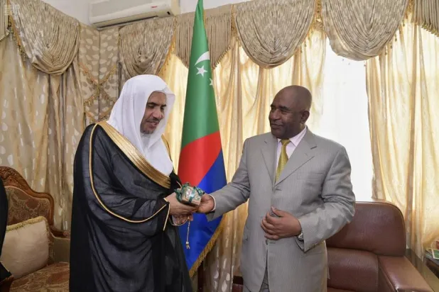 Komorlar Devlet Başkanı’ndan Rabıta’nın Afrika’daki çabalarına övgü