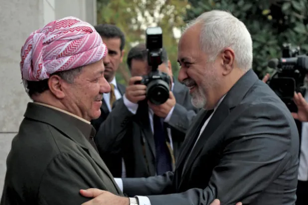 ظريف في كردستان العراق بحثاً عن مهرب من العقوبات