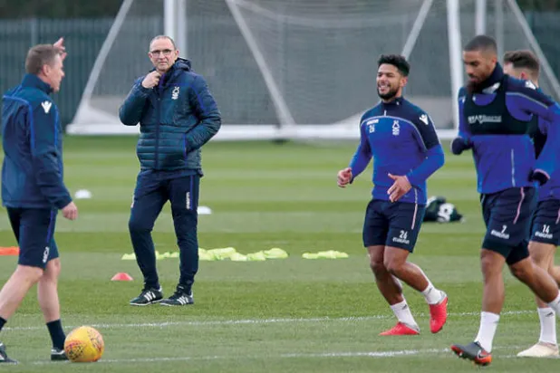 أونيل في أول حصة  تدريبية مع فورست