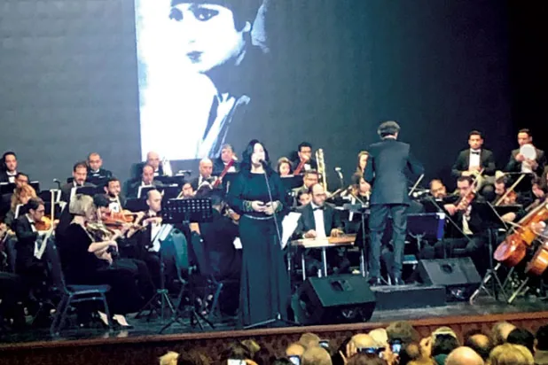 جانب من احتفالات الجامعة الأميركية في القاهرة بمئوية تأسيسها