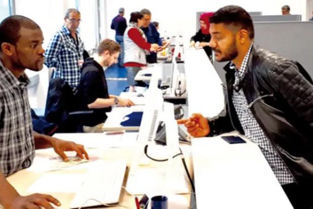 مكتب الهجرة واللاجئين الفيدرالي في حي شارلوتنبرغ غرب برلين