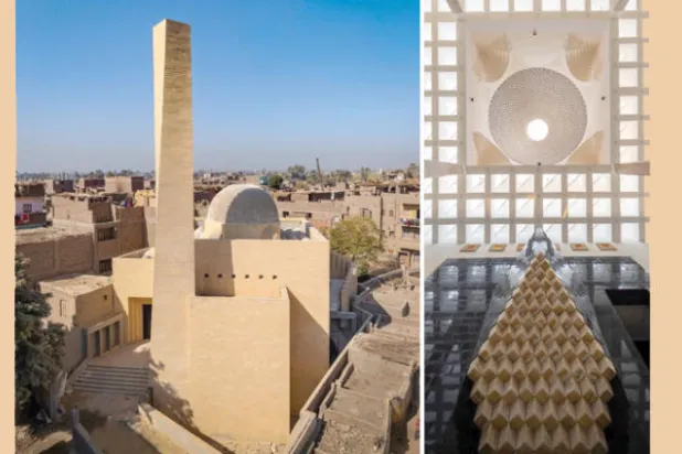 مسجد «باصونة» ينقل فلسفة العمارة البريطانية إلى صعيد مصر