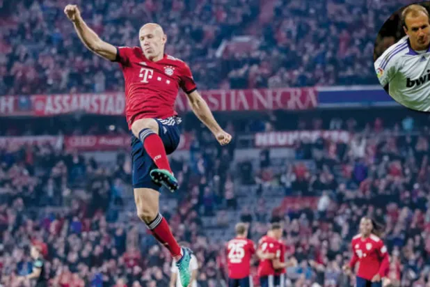 روبن يأمل في أن يختتم مسيرته مع البايرن بالتتويج باللقب الأوروبي مرة جديدة - بقميص ريـال مدريد قبل الانتقال للبايرن