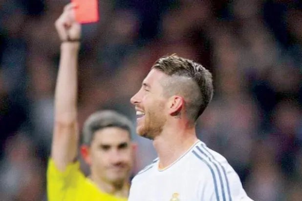 راموس قائد ريـال مدريد يواجه خطر الإيقاف مباراتين أوروبياً