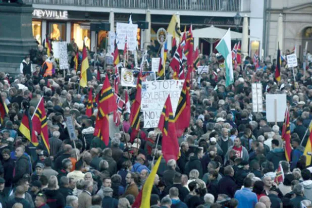 مظاهرة معادية للهجرة في ألمانيا