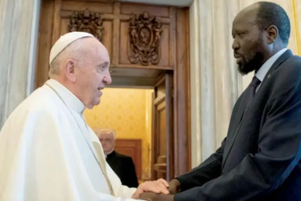 ​Papa, Güney Sudan barış sürecini destekliyor