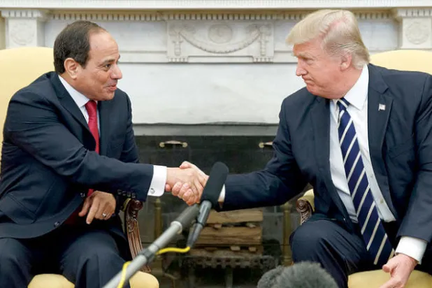 ترمب يستقبل السيسي في أبريل لتعزيز علاقات الشراكة