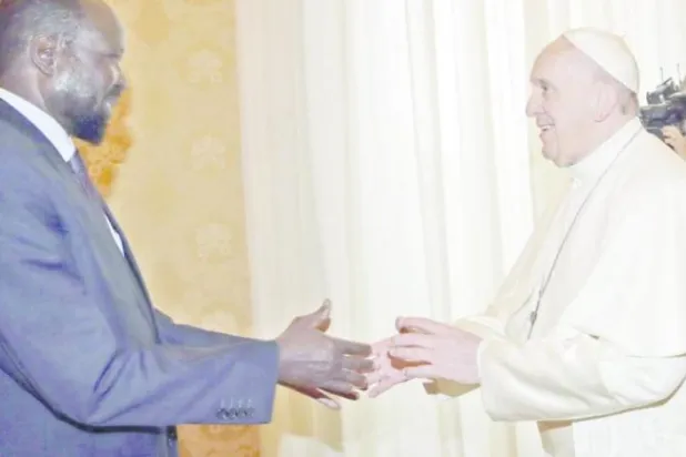 ​Güney Sudan Devlet Başkanı Vatikan’a ikinci kez gidiyor