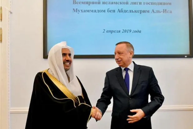 Rabıta Genel Sekreteri, St. Petersburg valisi ile bir araya geldi