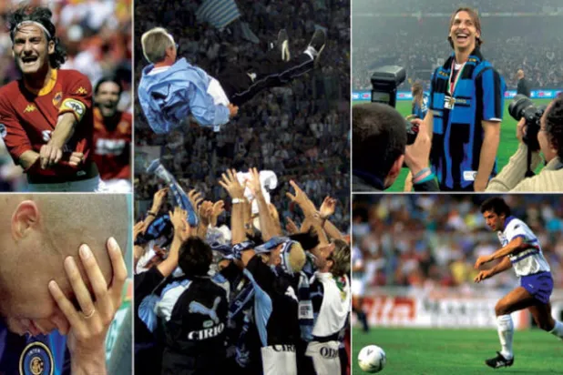 إبراهيموفيتش.... إريكسون..... توتي...... رونالدو