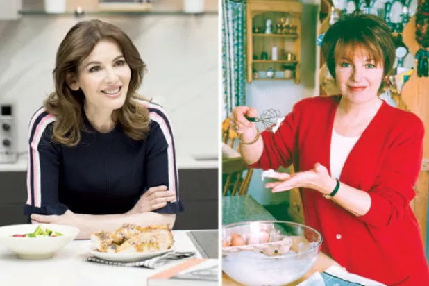 الطاهية البريطانية المخضرمة ديليا سميث  -  الطاهية الحسناء نايجيلا لوسون