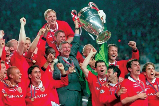 فيرغسون ولاعبوه  وكأس دوري أبطال أوروبا