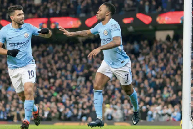 سترلينغ وأغويرو أظهرا قوتهما كثنائي هداف مع سيتي هذا الموسم