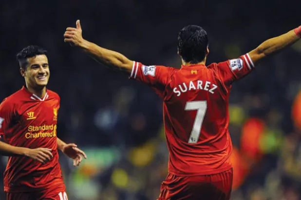 ليفربول على موعد مع مواجهة لاعبيه السابقين سواريز وكوتينيو