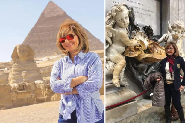 خلافاتي مع زوجي عمرو أديب حول وجهات السفر كثيرة