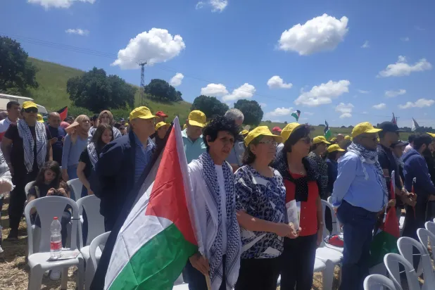 48 Filistinlileri sürgün edildikleri Hubeyze'ye dönme taleplerini yineledi