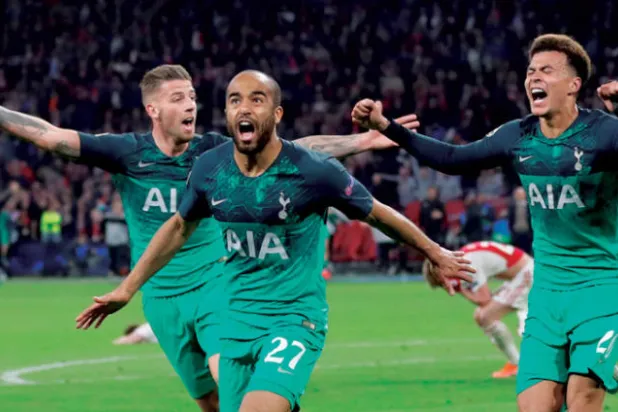 لوكاس بعد ثلاثية التأهل لنهائي دوري الأبطال التاريخية (رويترز)