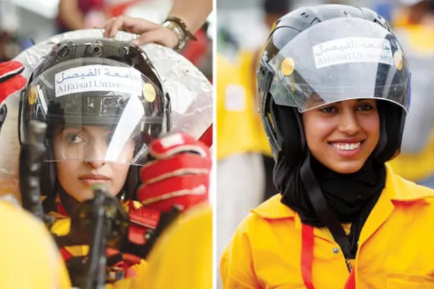 أول فريق نسائي سعودي في ماراثون لسيارات «بروتوتايب»