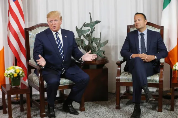 ترمب في آيرلندا: مشكلة الحدود ستجد حلاً بعد «بريكست»