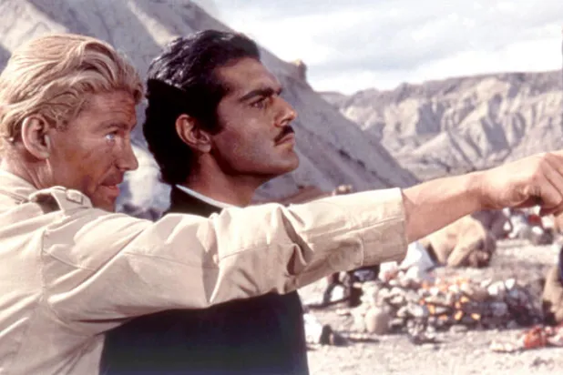 Lawrence of Arabia «لورنس العرب» عمر الشريف وبيتر أوتول