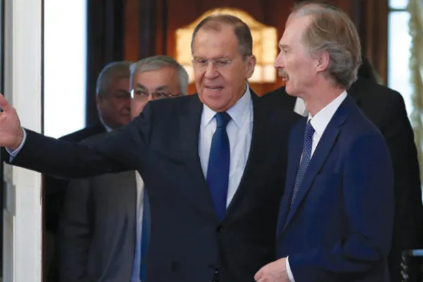 لافروف وبيدرسن يتفقان على إطلاق «الدستورية»