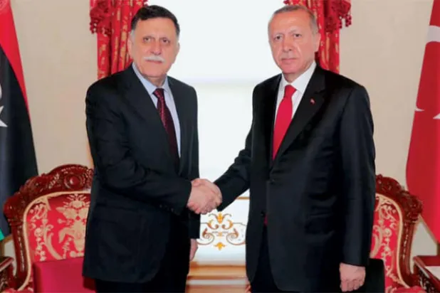 «الجيش الوطني»: السراج يسعى للحصول على أسلحة من تركيا لتعويض خسائر الميليشيات