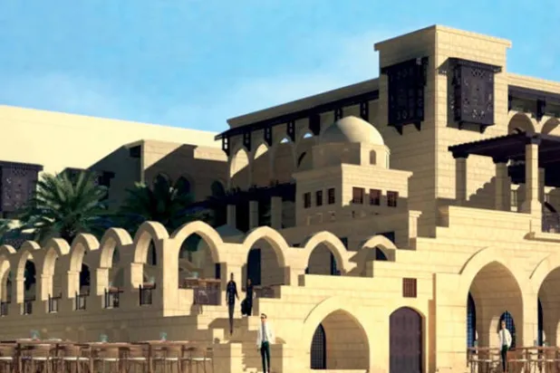 جانب من تصور تطوير منطقة «سور مجرى العيون» بالقاهرة