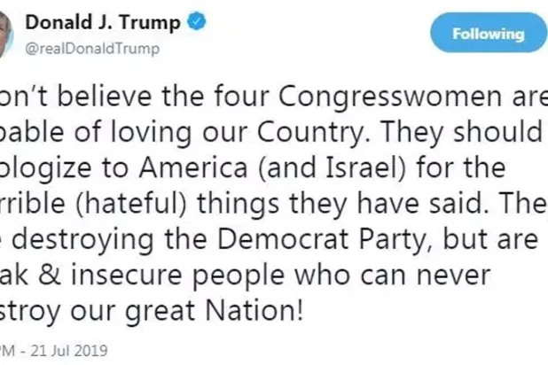 ترمب يكثف هجومه على النائبات الديمقراطيات