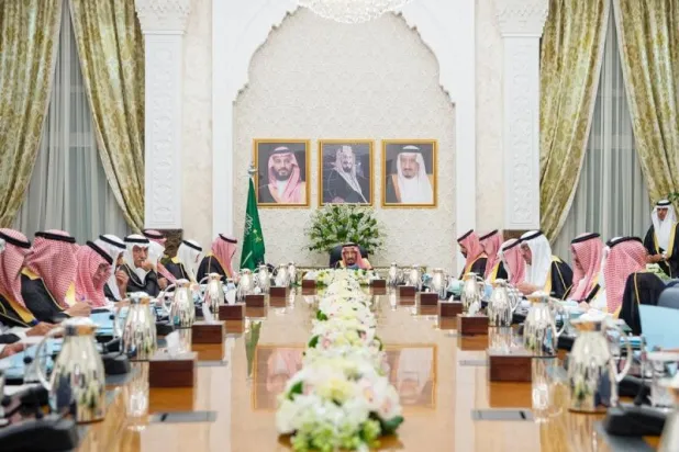 جانب من جلسة مجلس الوزراء (واس)