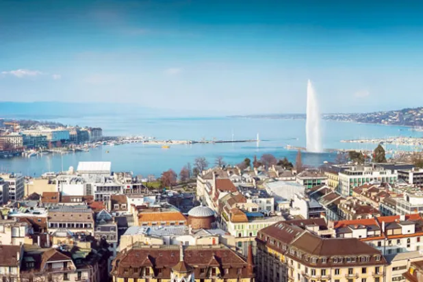 منظر بانورامي لجنيف