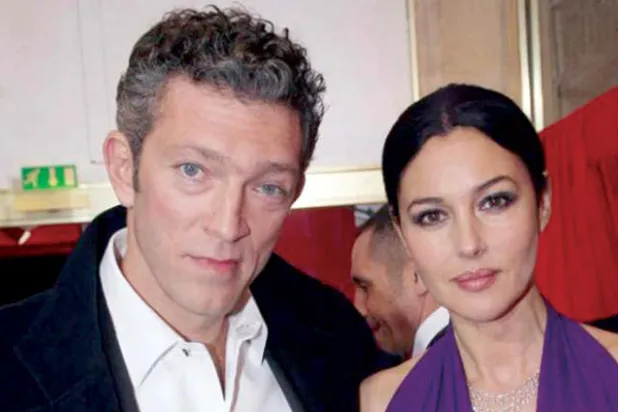 مونيكا بيلوتشي مع زوجها السابق فنسان كاسيل