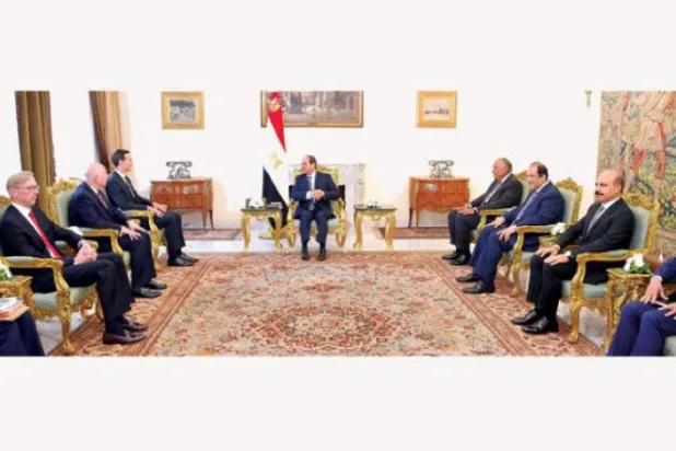 Sisi: Filistin davasının adil bir çözüme ulaşmasını destekliyoruz