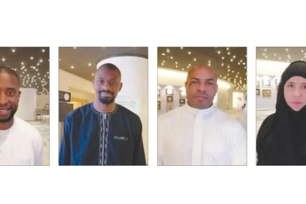 مشاهير من دول العالم يبثون رسالة سماحة الإسلام من المشاعر المقدسة