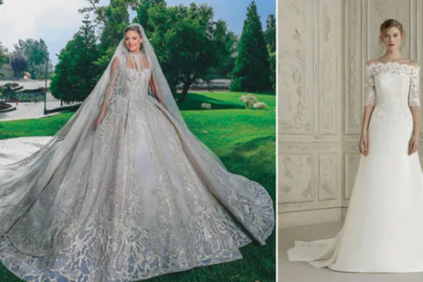 من شركة «برونوفياس» المختصة في فساتين الزفاف