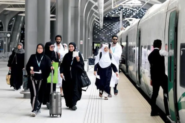 Harameyn Hızlı Treni ilk hac deneyiminde haftada 64 sefer yaptı