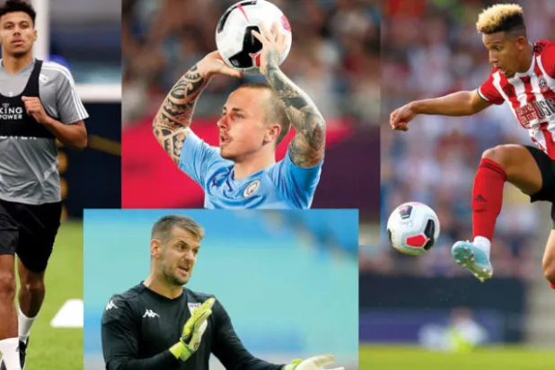 كالوم روبنسون  -  أنجيلينو  -  الحارس توم هيتون  -  جيمس جاستن