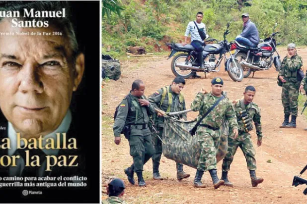 سانتوس يقدم دروساً عن كيفية التفاوض لتحقيق السلام