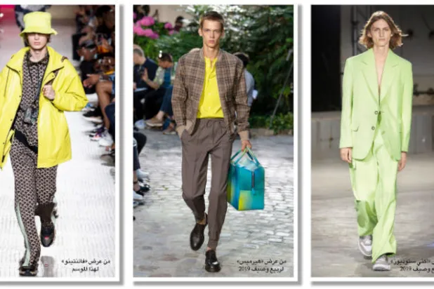 من عرض «أكني ستوديوز» لربيع وصيف 2019........ من عرض «هيرميس» لربيع وصيف 2019....... من عرض «فالنتينو» لهذا الموسم