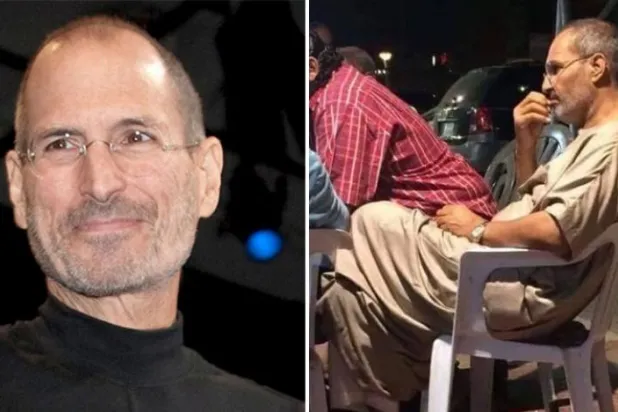 Steve Jobs'a benzeyen Mısırlı sosyal medyada gündem oldu