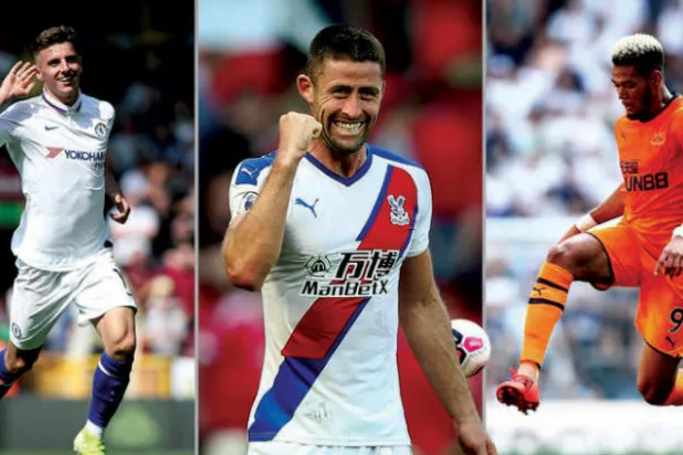 جويلينتون (نيوكاسل) - كاهيل (كريستال بالاس) - ميسون ماونت (تشيلسي)