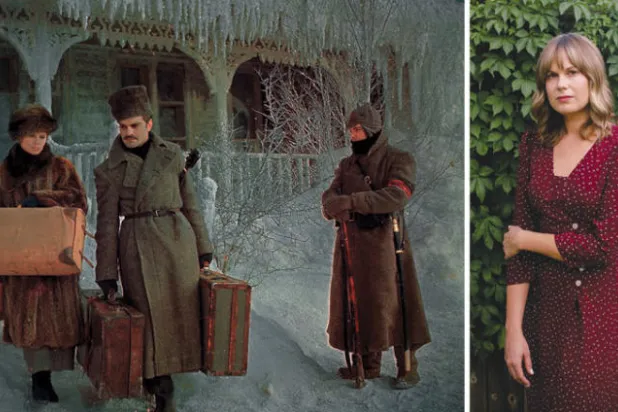 الكاتبة لارا بريسكوت (نيويورك تايمز)  -  عمر الشريف في مشهد من فيلم «دكتور زيفاغو»