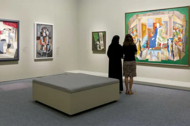 من معرض «لقاء في باريس: بيكاسو وشاغال وموديلياني وفنانو عصرهم (1900 - 1939)» في متحف اللوفر أبوظبي (تصوير: إسماعيل نور)