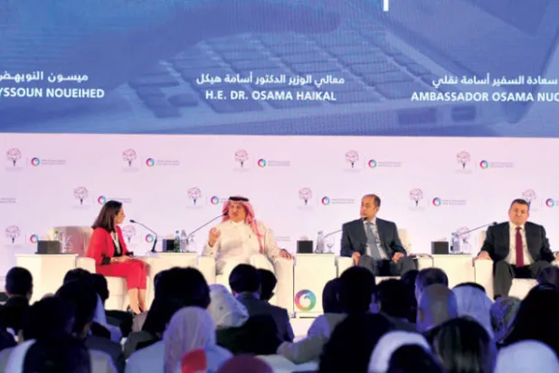 جانب من جلسات منتدى مسك للإعلام في القاهرة