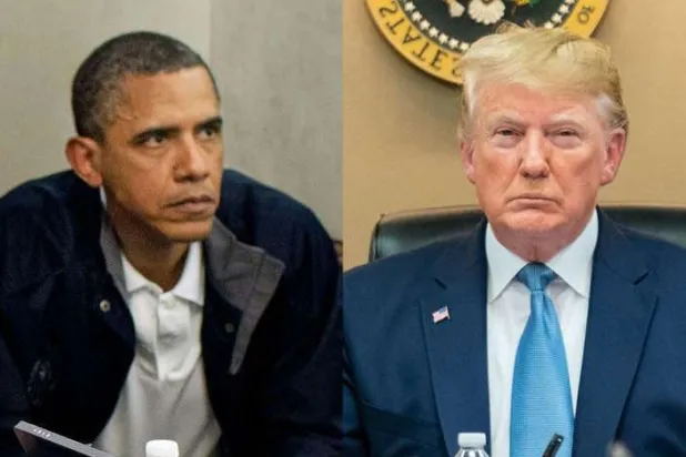  ترمب وأوباما خلال متابعة قتل البغدادي وبن لادن