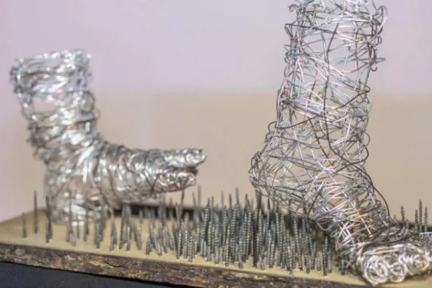 الفن المعاصر يجذب الحضور