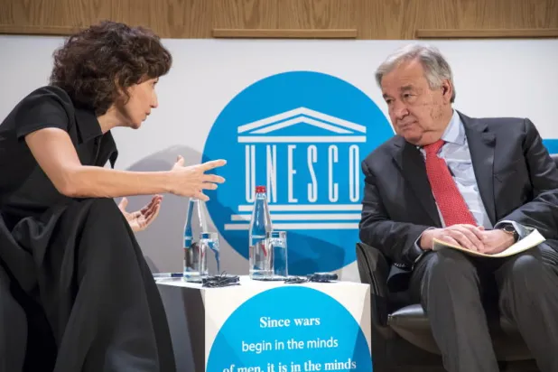 غوتيريش يشيد بدور اليونسكو في حماية العالم من «التصدّعات»