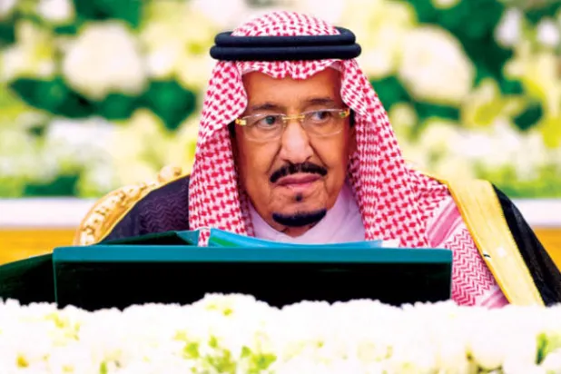 خادم الحرمين مترئساً جلسة مجلس الوزراء (واس)