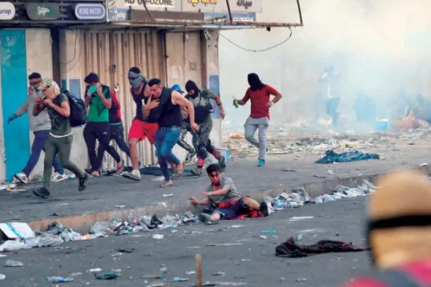 تظاهرات عراقی‌ها در محاصره نزاع آمریکایی – ایرانی